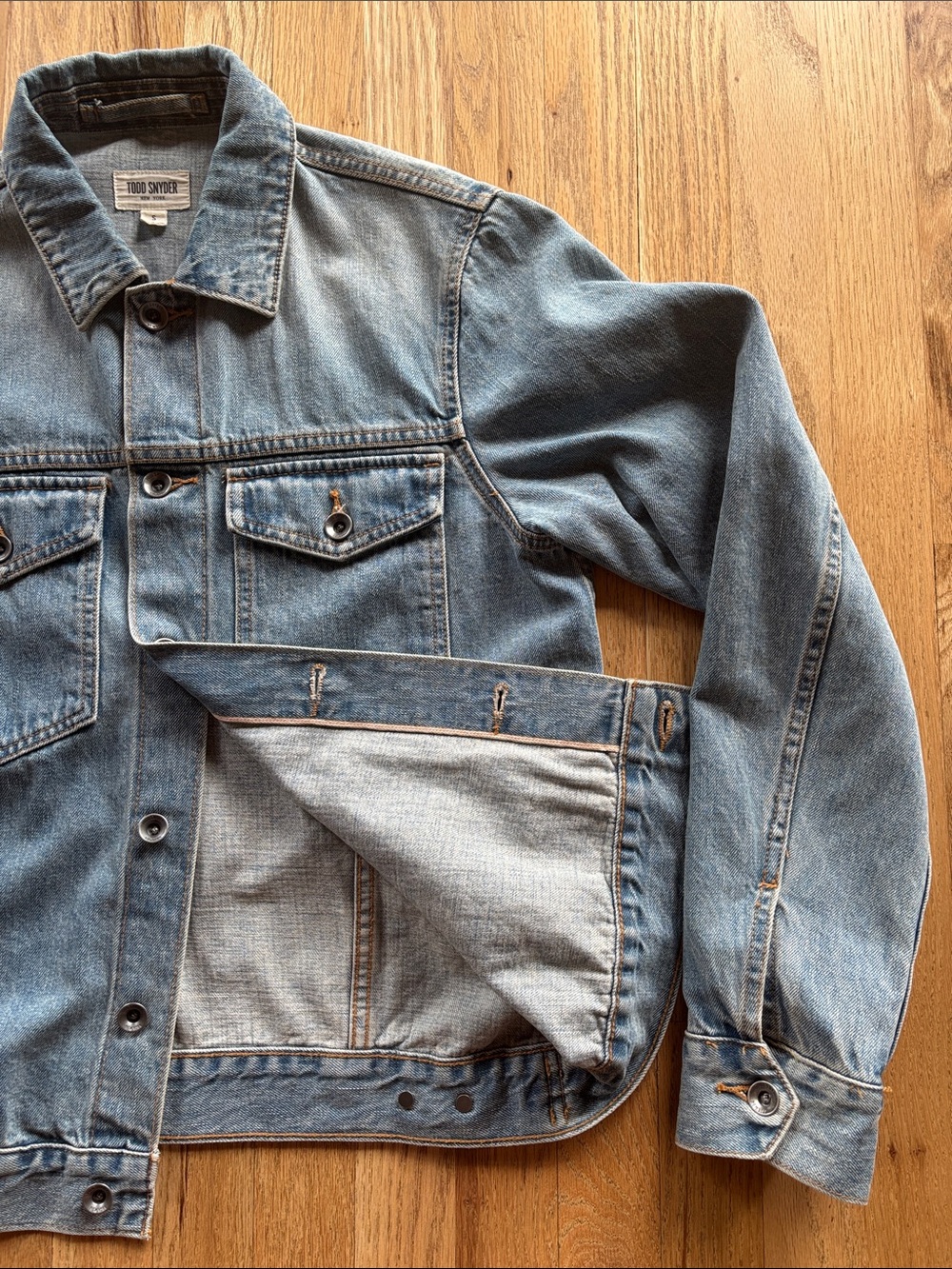 Patch Pocket Denim Jacket - Picture 6 of 6